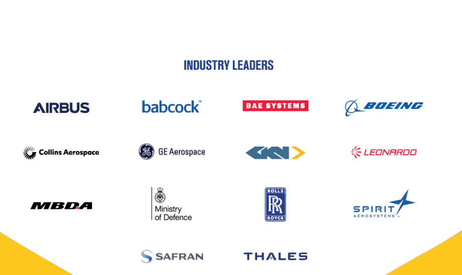 Industry leaders logos for customer trust content